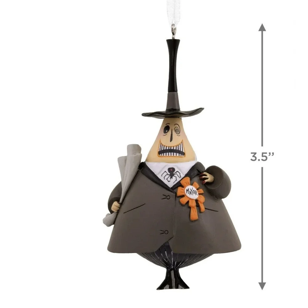 Disney Hallmark Tim Burton's The Nightmare‎ Before Christmas Mayor Ornament NIB